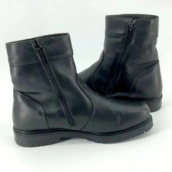LOGISTIK LEATHER MAN ANKLE BOOTS  8 INCH - Picture 2 of 8